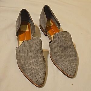 Dolce Vita - Kammy Suede Pointed Toe Cutout Flat 8.5